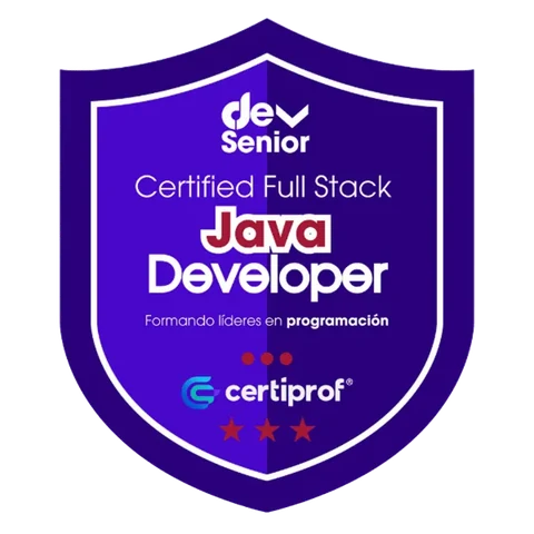 Ejemplo: Certified Full Stack Java Developer, DevSenior